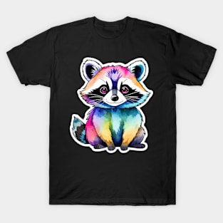 Raccoon Watercolor T-Shirt